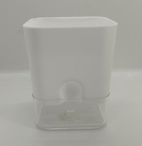 White Self Watering Pot