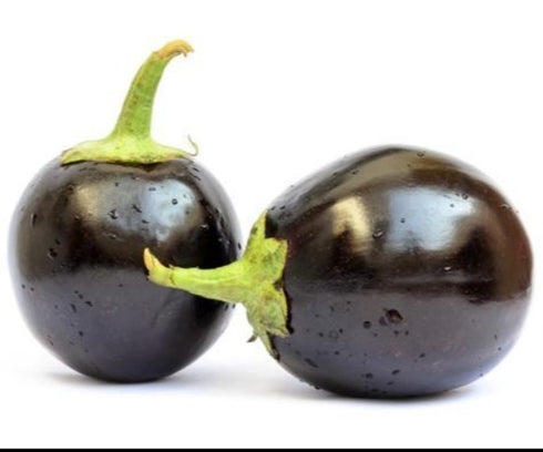 Brinjal (Round) - OP Vegetable Seeds