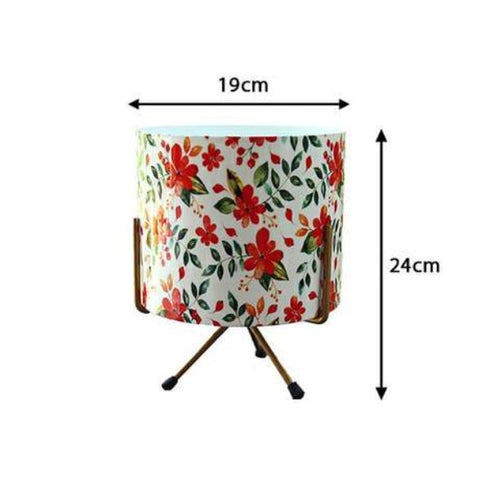 Printed Metal Pot (Red)
